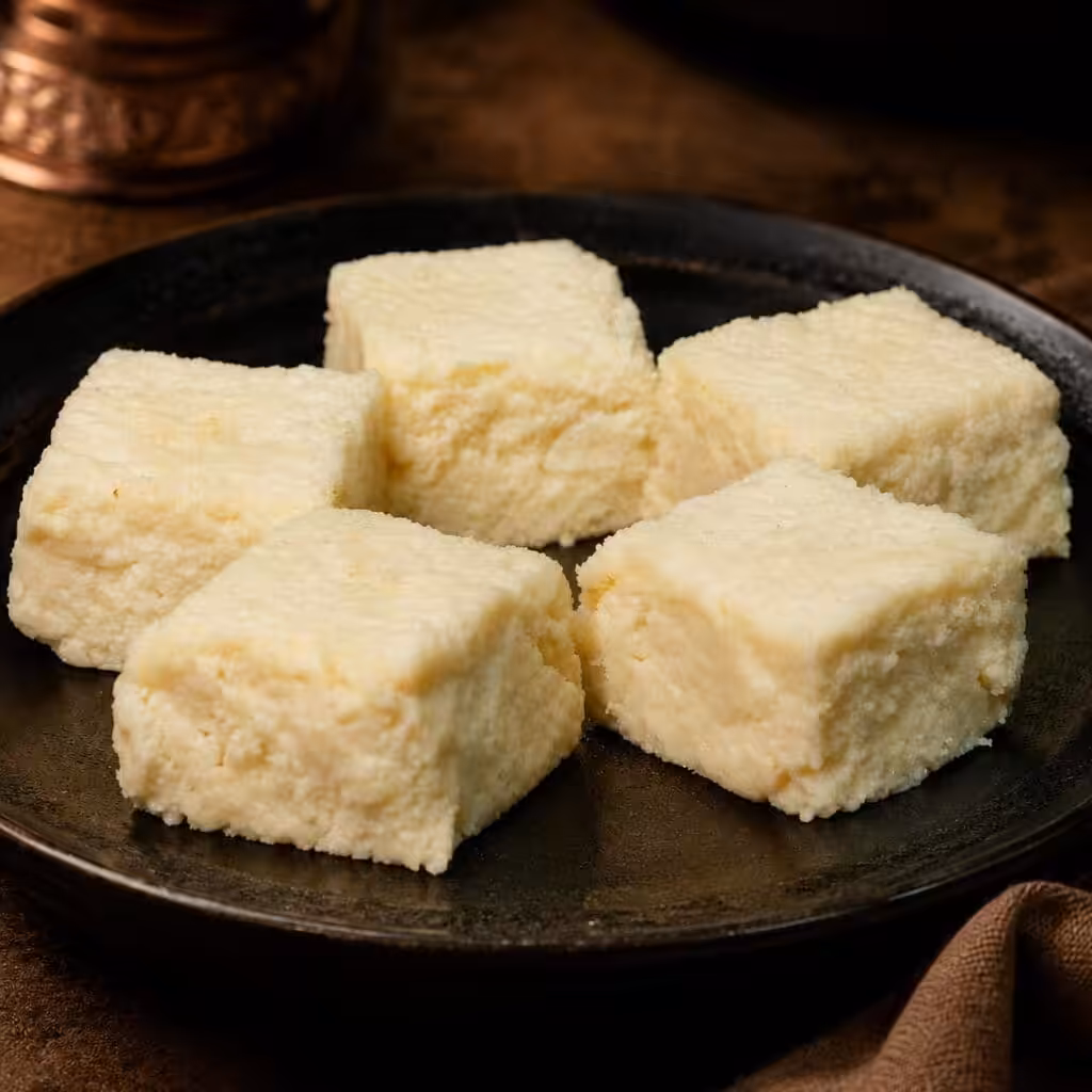 Dodhiya shondesh khoya milk sweet with pistachio - Manha Sweets