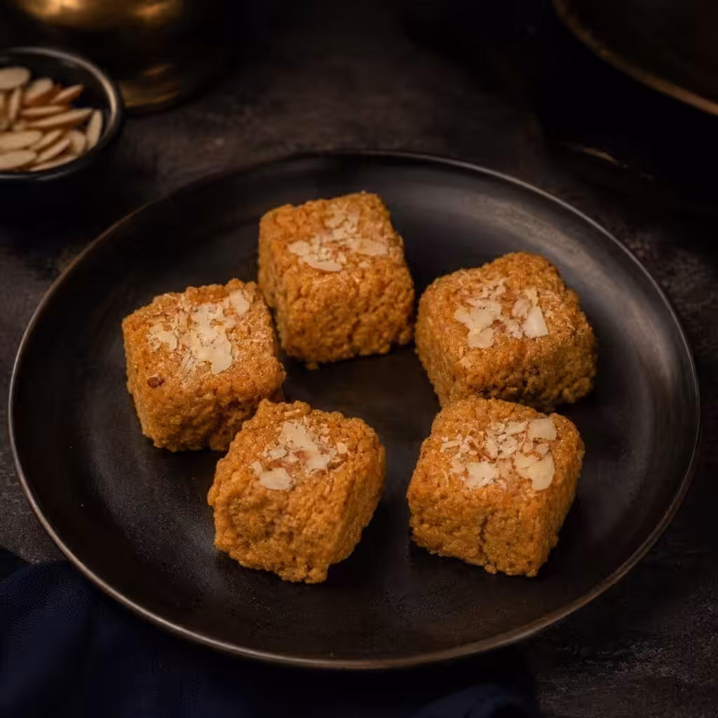 Habsi shondesh caramelized brown sandesh - Manha Sweets