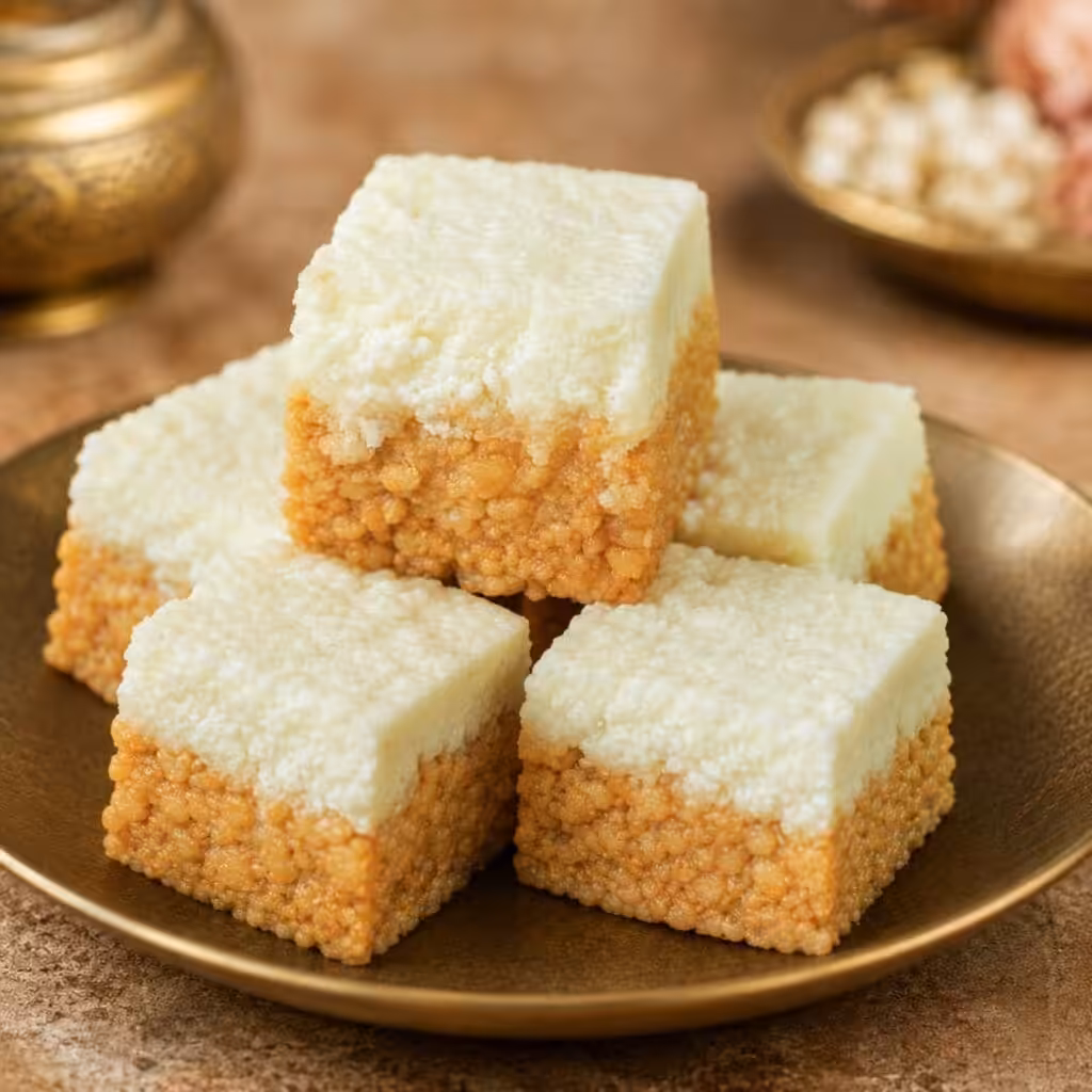 Sahi kacha vhog pure chhena molded sweet - Manha Sweets